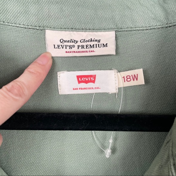 Levi’s Big E Green Utility Jumpsuit Size 1… - Picture 4 of 11